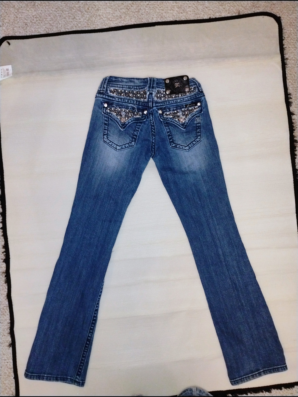Embellished Blue Women's Bootcut Jeans